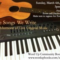 Word Up Bookshop Presents 'The Songs We Write' Virtual Music Event
