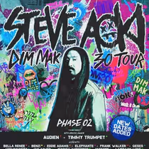 Steve Aoki Extends Dim Mak 30th Anniversary Tour Across North America