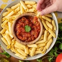 Penne Straws and The Jersey Tomato Co. for your Next Snack Attack