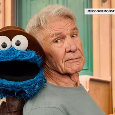 Harrison Ford and Cookie Monster Hum the INDIANA JONES Theme in Viral Moment