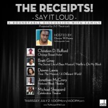 THE RECEIPTS W/ DAVON WILLIAMS Returns Tomorrow With Jonathan McCrory, Brett Gray and