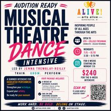 Arts Alive! to Launch Summer Musical Theatre Intensives for Rhode Island Teens