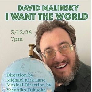 David Malinsky to Make Solo Cabaret Debut With I WANT THE WORLD at Don’t Tell Mama