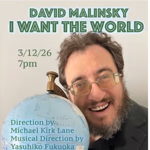 David Malinsky to Make Solo Cabaret Debut With I WANT THE WORLD at Don’t Tell Mama