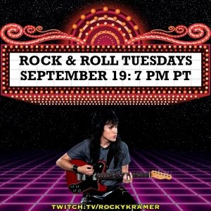 Rocky Kramer's Rock & Roll Tuesdays to Present AT THE MOVIES on Twitch This Week
