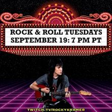 Rocky Kramer's Rock & Roll Tuesdays to Present AT THE MOVIES on Twitch This Week