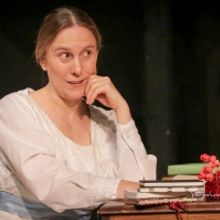 Anna Kotula, Steve Grumette of THE BELLE OF AMHERST at Rubicon Theatre Company