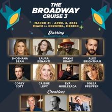 Shoshana Bean, Laura Benanti, Wayne Brady & More to Join 3rd Sailing of The Broadway…