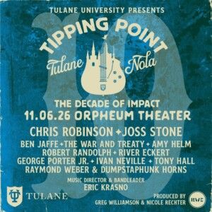 THE TIPPING POINT to Mark 10th Anniversary With Chris Robinson, Joss Stone