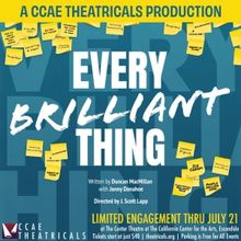 Spotlight: EVERY BRILLIANT THING at CCAE Theatricals
