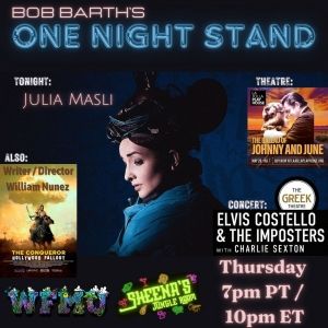 Bob Barth's ONE NIGHT STAND to Feature Julia Masli & More