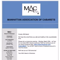 BWW Feature: MAC AWARDS Will Be Announced Live Via Facebook Monday. March 30th at 7…