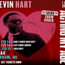 Third Show Added for Kevin Hart at DPAC in February