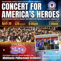 Jason Tramm, MidAtlantic Philharmonic Orchestra to Headline CONCERT FOR AMERICA'S HEROES