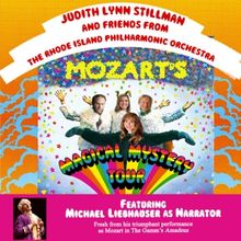 MOZART'S MAGICAL MYSTERY TOUR By Judith Lynn Stillman Comes to Sapinsley Hall This Sp