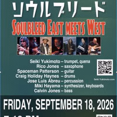 Seiki Yukimoto to Present SOULBLEED EAST MEETS WEST at NUBLU