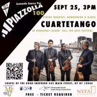 Leonardo Suarez Paz Presents PIAZZOLLA 100: CUARTETANGO String Quartet