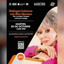 Rita Moreno to Participate in ICONIC DIALOGUES at Lehman College