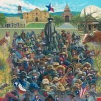 Artist Jack Terry Creates TEXAS MASKUERADE PARTY Painting in Support of Public…