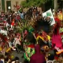 VIDEO: Aztec Dance Group Performs During Protest in Minneapolis