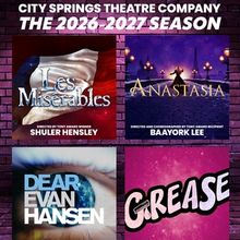 DEAR EVAN HANSEN and More Set for City Springs Theatre Company Ninth Season