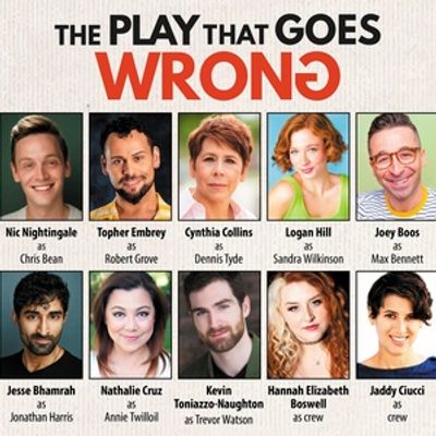 Cast Set For THE PLAY THAT GOES WRONG at Beef & Boards Dinner Theatre