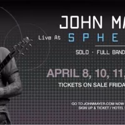 John Mayer to Perform Live at Sphere in April 2027