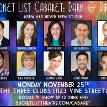 First Look: Bucket List Cabaret: DARK & DIRTY Returns to Three Clubs on Monday, Nov 2