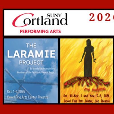 Suny Cortland Announces 2026-2027 Season, Including CARRIE, THE LARAMIE PROJECT, and More