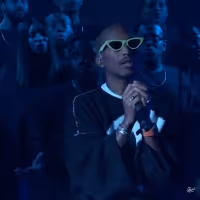 VIDEO: Pharrell Williams Performs 'Letter To My Godfather' on JIMMY KIMMEL LIVE!