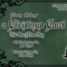 A CHRISTMAS CAROL: THE ONE-MAN PLAY to be Presented at Who Goes There This Holiday Se