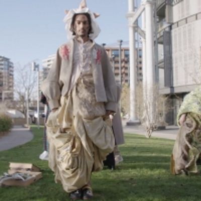 VIDEO: Disney's FROZEN and Central Saint Martins Display Students' FROZEN Inspired Looks in Covent Garden