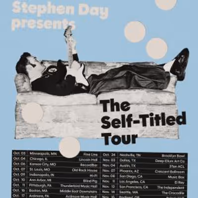 Stephen Day to Perform at Music Hall of Williamsburg