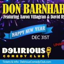 Delirious Comedy Club of Las Vegas to Hold New Year's Eve Shows Featuring Don Barnhar