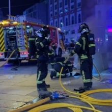 Un Incendio Afecta a Varias Funciones de la Gran Vía