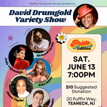 THE DAVID DRUMGOLD VARIETY SHOW Pride Edition to Return to Puffin Cultural Forum