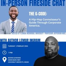 Fireside Chat with Author Lemar Ingram at Books & Books: Exploring "The G-Code: A Hip