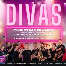 Christina Bianco and The London Gay Big Band Present Bring DIVAS to The Clapham Grand