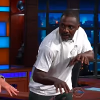 VIDEO: Idris Elba Teaches Stephen Colbert Some CATS Moves Video