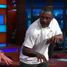 VIDEO: Idris Elba Teaches Stephen Colbert Some CATS Moves