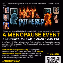 HOT AND BOTHERED to Debut at Carrollwood Cultural Center