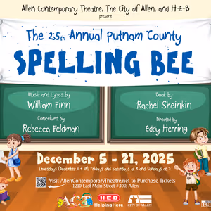 THE 25TH ANNUAL PUTNAM COUNTY SPELLING BEE to be Presented at Allen Contemporary Theatre
