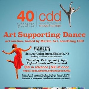 Marlin Art To Host Art Auction To Benefit Carolyn Dorfman Dance At Vintage City…
