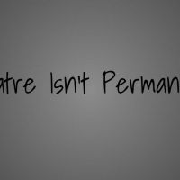 BWW Blog: Theatre Isn't Permanent