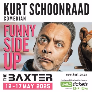 Kurt Schoonraad Brings The Laughs to the Baxter Theatre