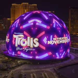 Sphere Sets First Movie Studio Collaboration With TROLLS BAND TOGETHER