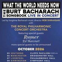 The Burt Bacharach Songbook Adds 8 New Dates to UK Run