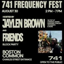 Jaylen Brown to Host Free 741 FREQUENCY FEST Block Party in Boston