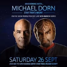 Michael Dorn to Appear on THE SHOW PEOPLE PODCAST: LIVE in Clapham