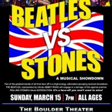 BEATLES VS. STONES: A MUSICAL SHOWDOWN Announced at Boulder Theater